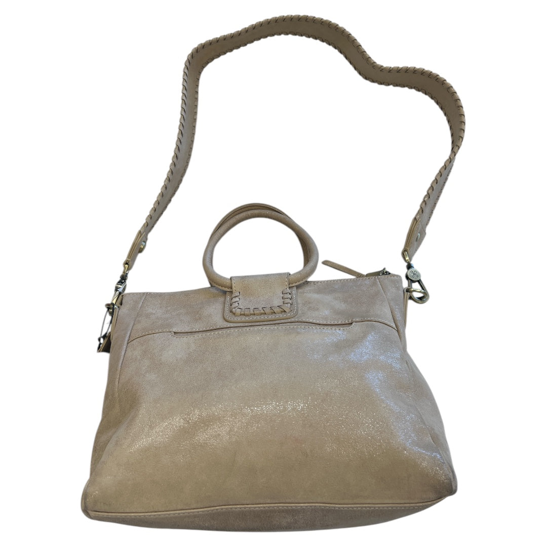 Handbag Leather By Hobo Intl, Size: Medium