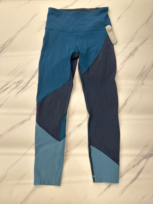 Athletic Leggings By Lululemon In Teal, Size: 6