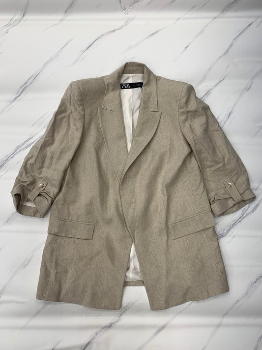 Blazer By Zara In Tan, Size: M