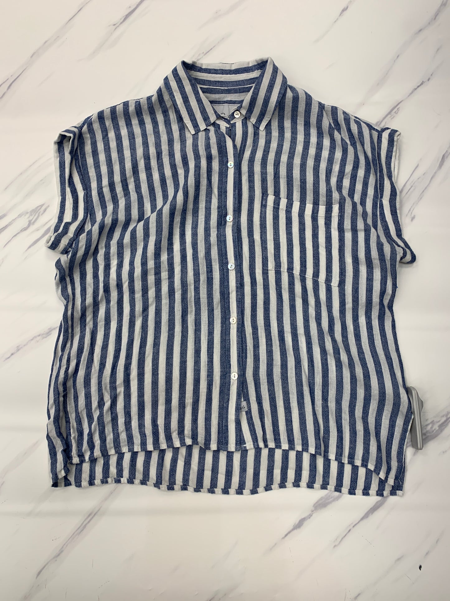 Top Short Sleeve By Rails In Striped Pattern, Size: M