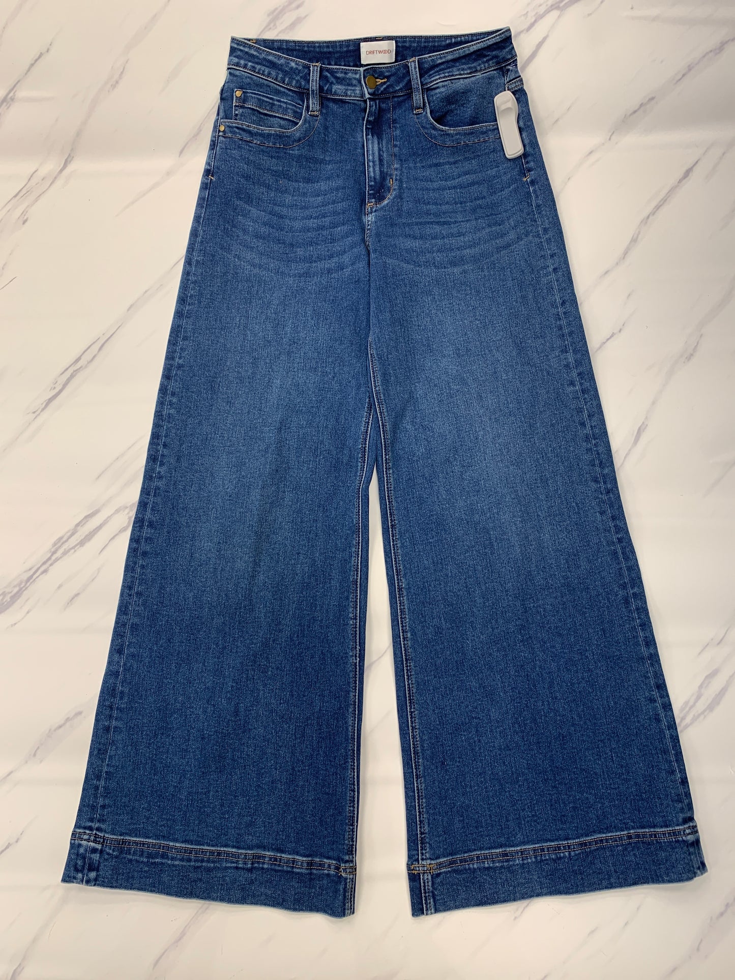 Jeans Flared By Driftwood In Blue Denim, Size: 8