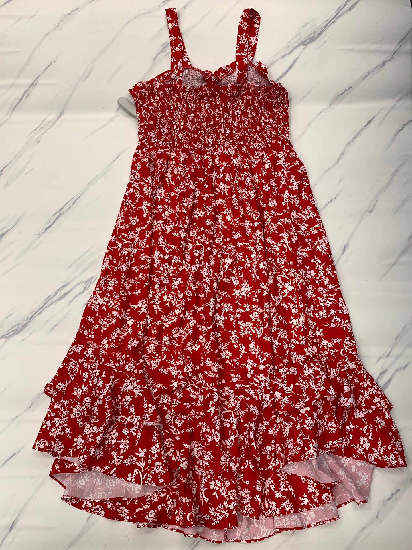 Dress Casual Maxi By Cmb In Red, Size: Xl