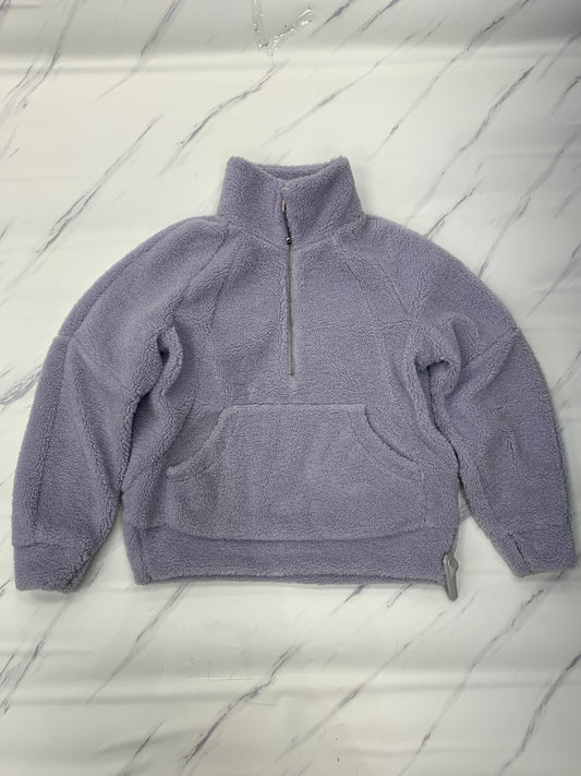 Athletic Sweatshirt Collar By Lululemon In Purple, Size: Xs