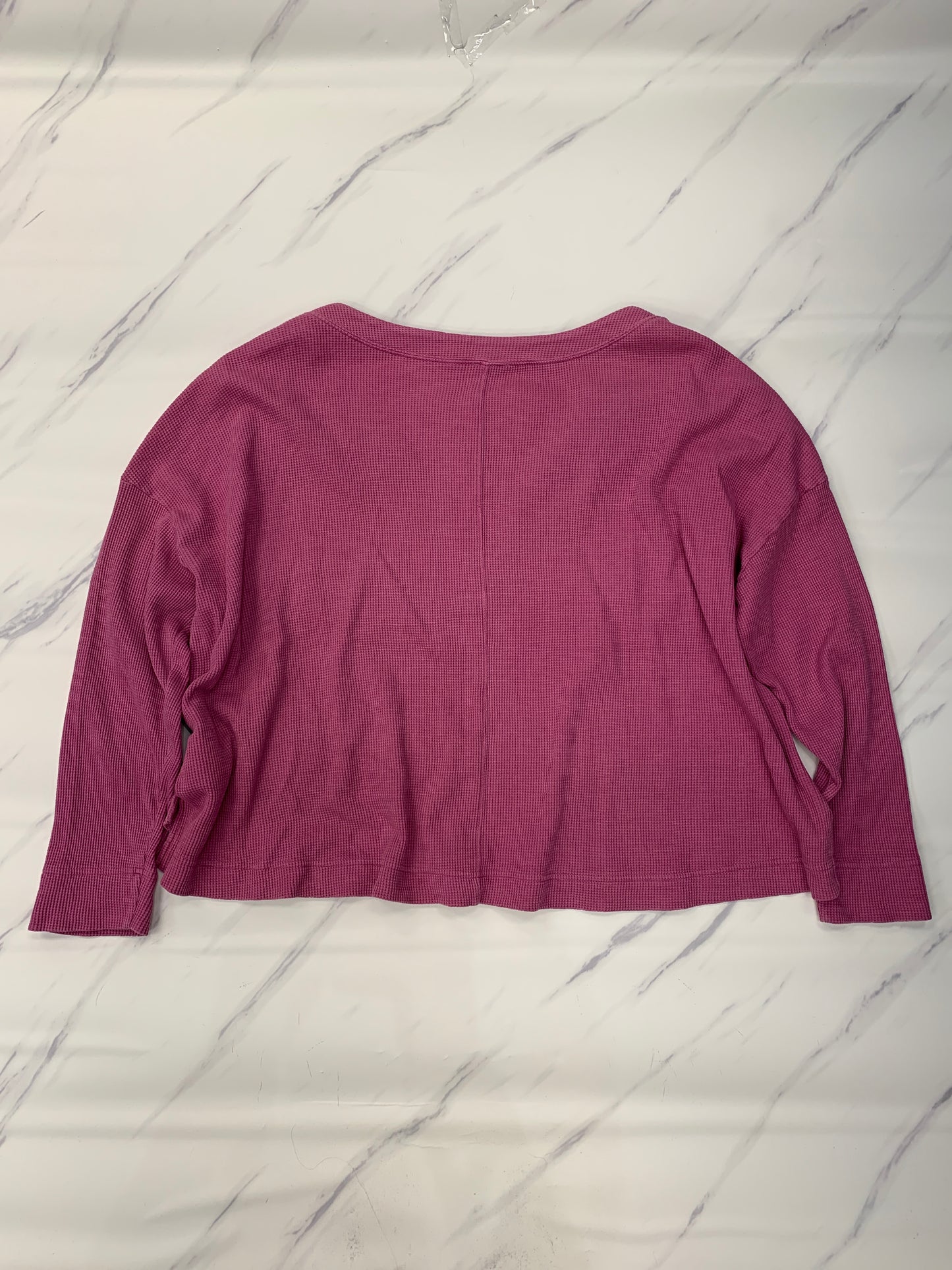 Top Long Sleeve By Pilcro In Pink, Size: 1x