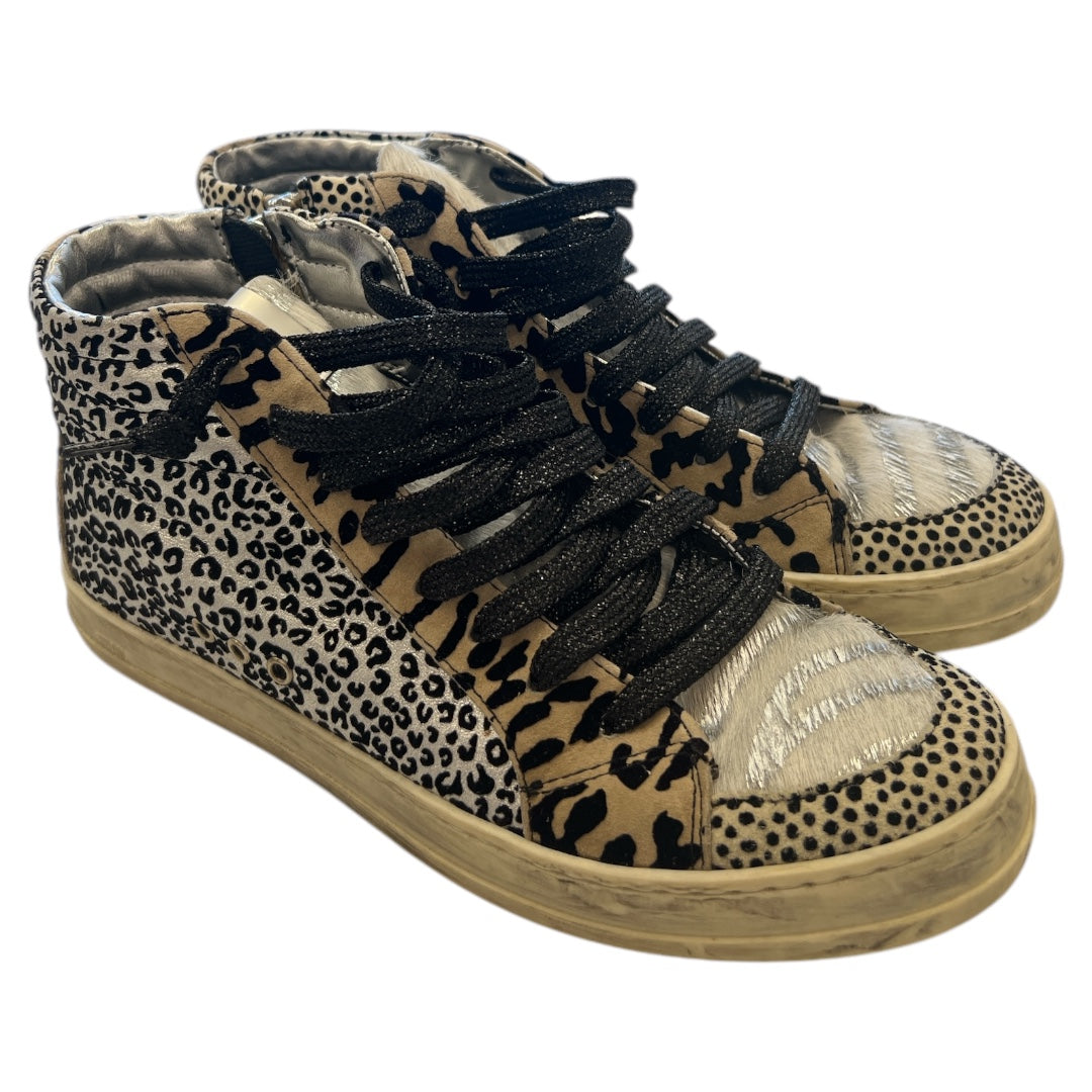 Shoes Sneakers By P448 In Animal Print, Size: 8