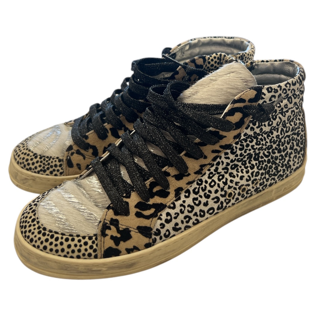 Shoes Sneakers By P448 In Animal Print, Size: 8