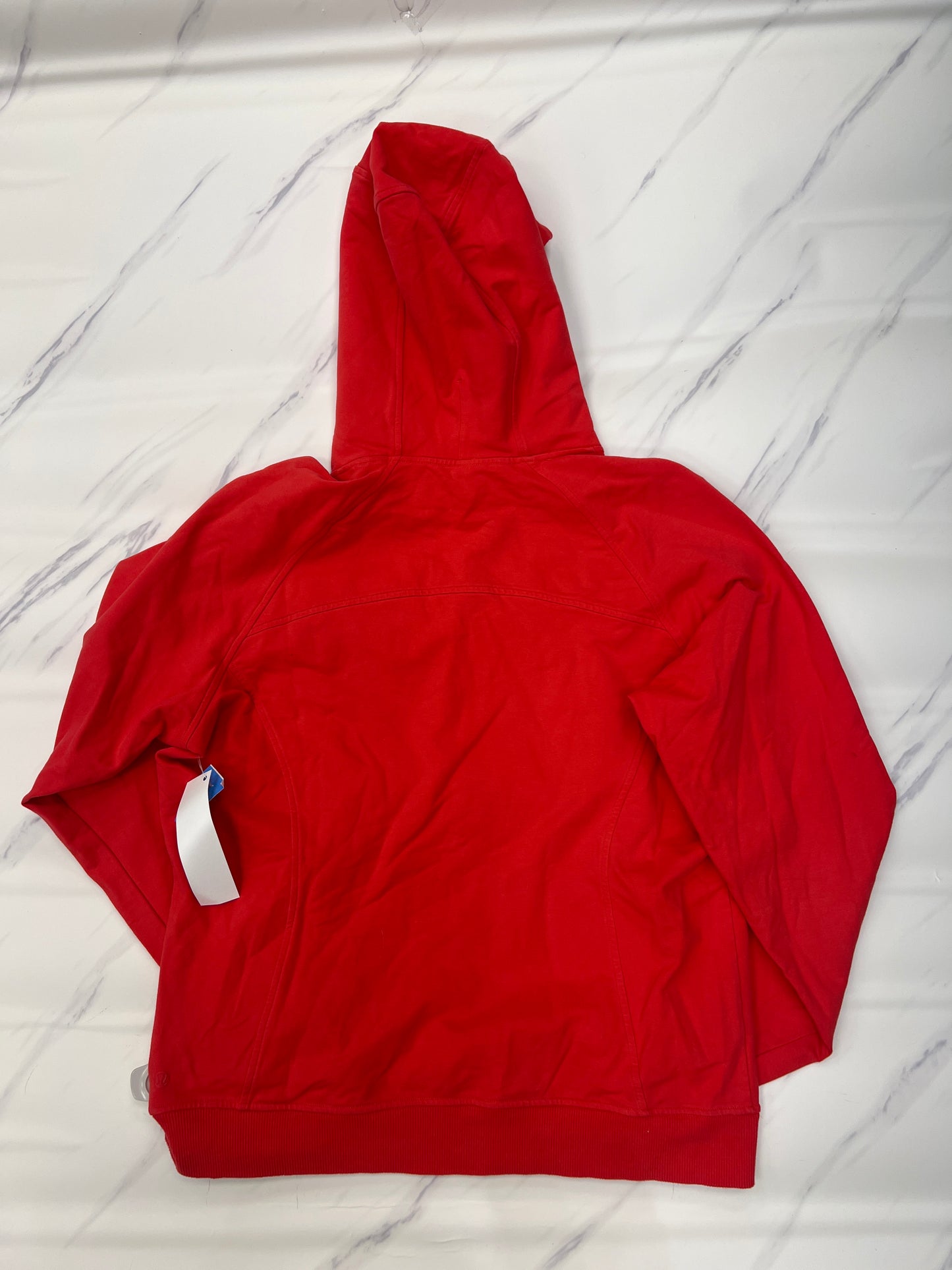 Athletic Sweatshirt Hoodie By Lululemon In Red, Size: M