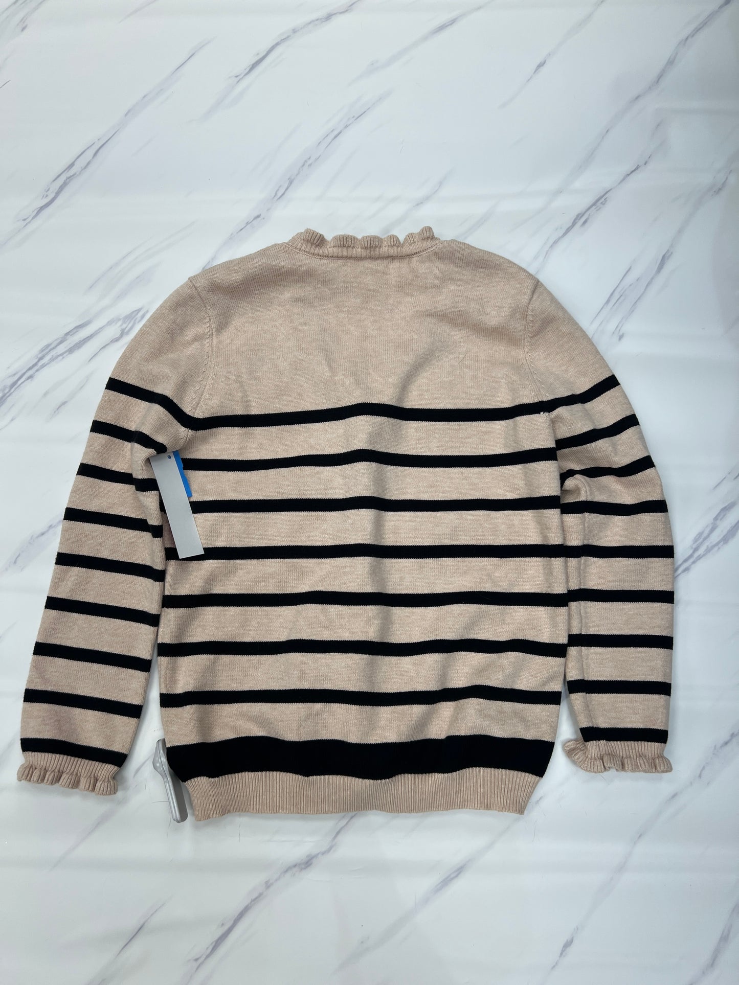 Sweater Cardigan By Cmc In Striped Pattern, Size: S