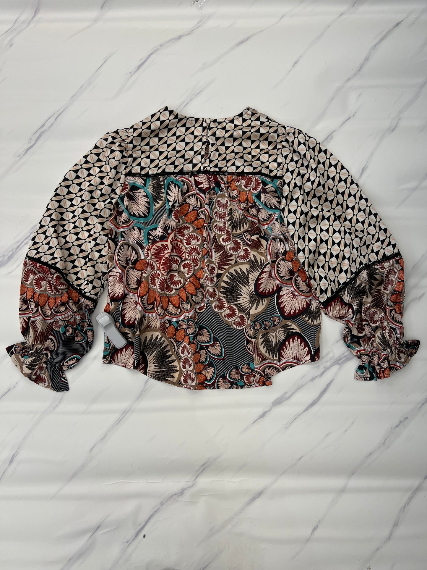 Top Long Sleeve By Fate In Maroon, Size: S