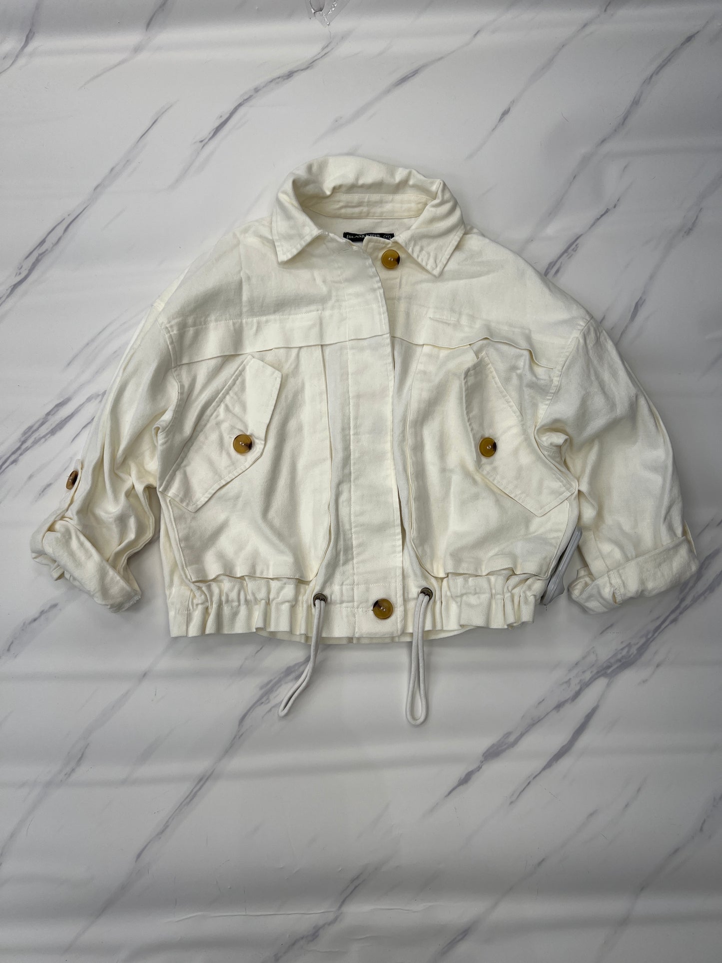 Jacket Shirt By Blanknyc In Cream, Size: Xs