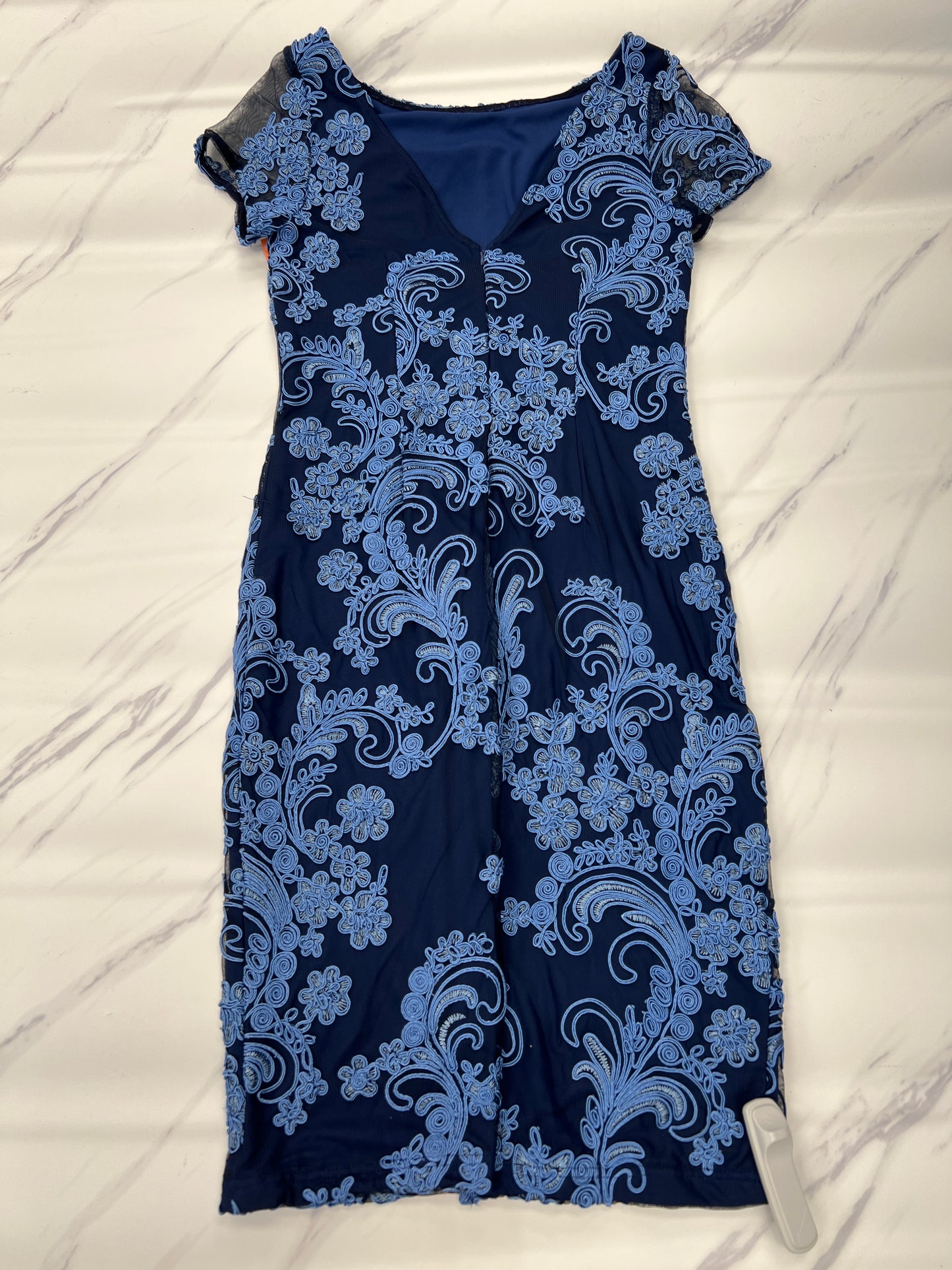 Dress Party Midi By Js Collections In Blue, Size: 8