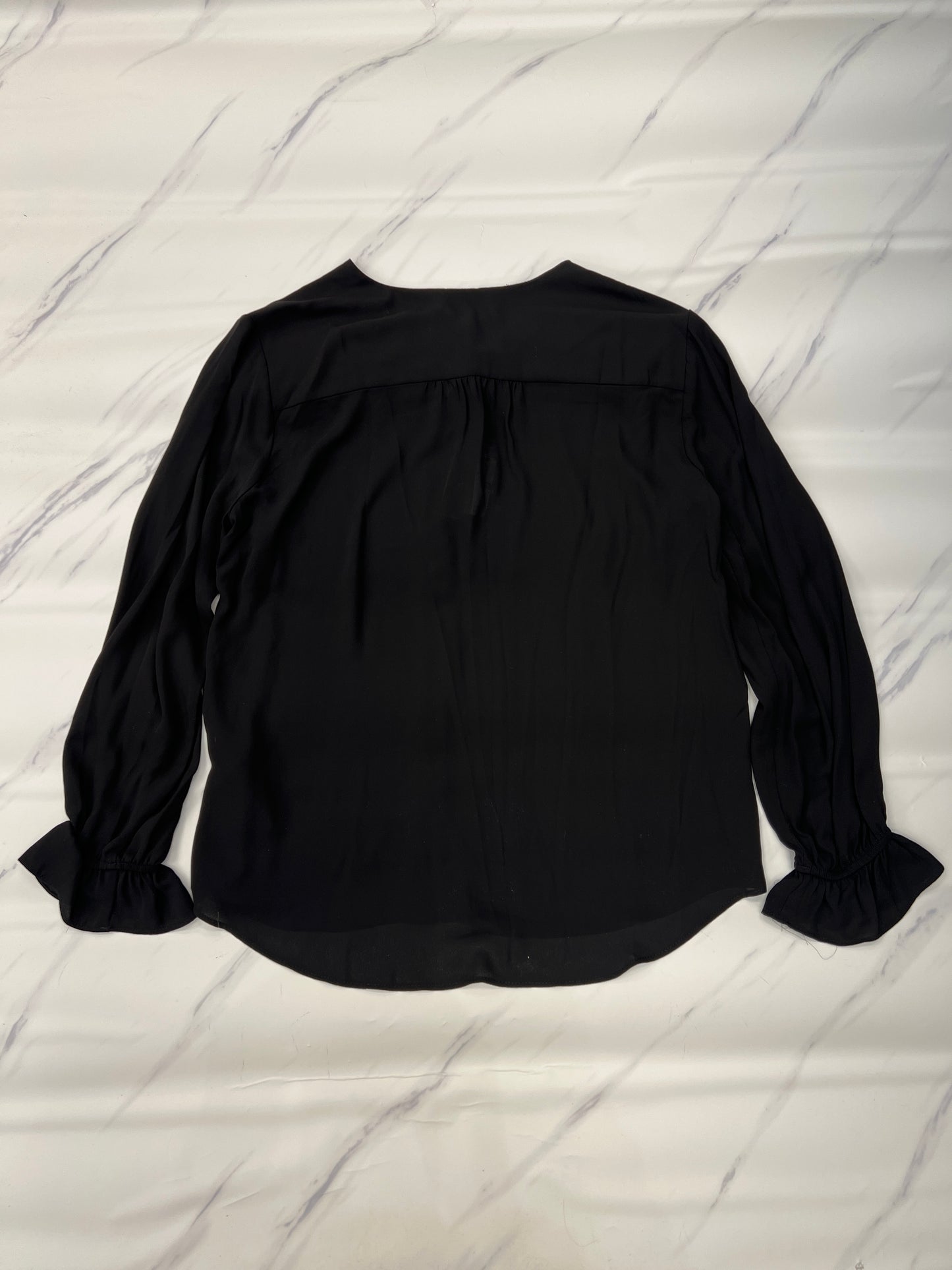 Top Long Sleeve By T Tahari In Black, Size: L