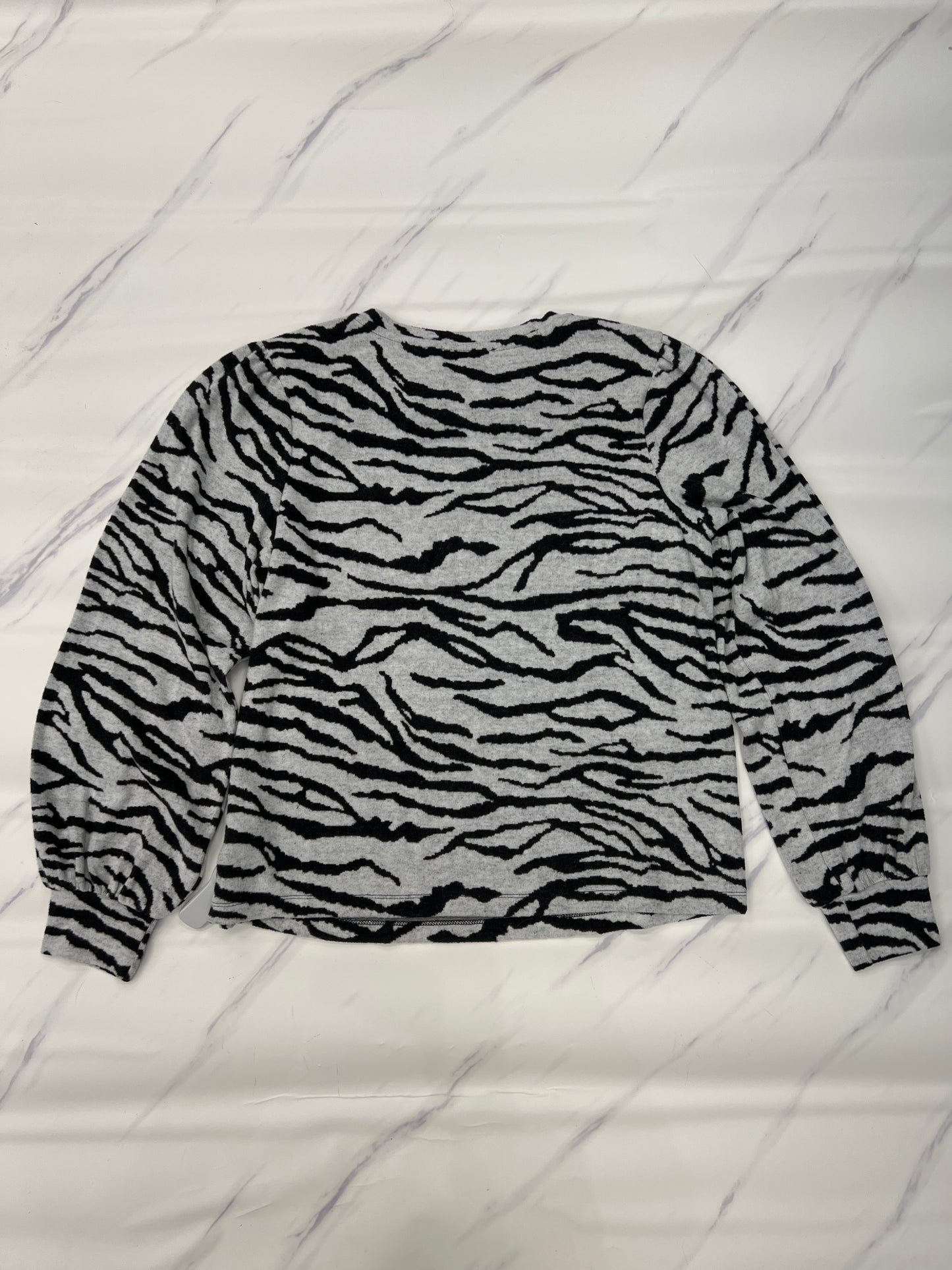 Sweater By Social Standard By Sanctuary In Zebra Print, Size: S