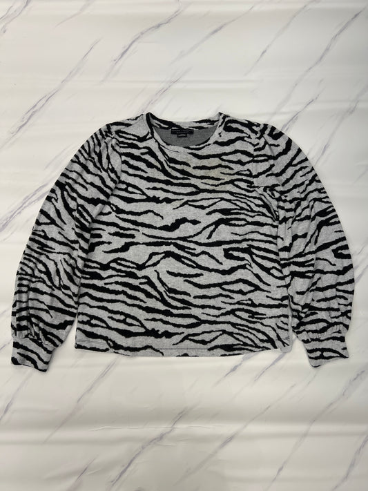 Sweater By Social Standard By Sanctuary In Zebra Print, Size: S