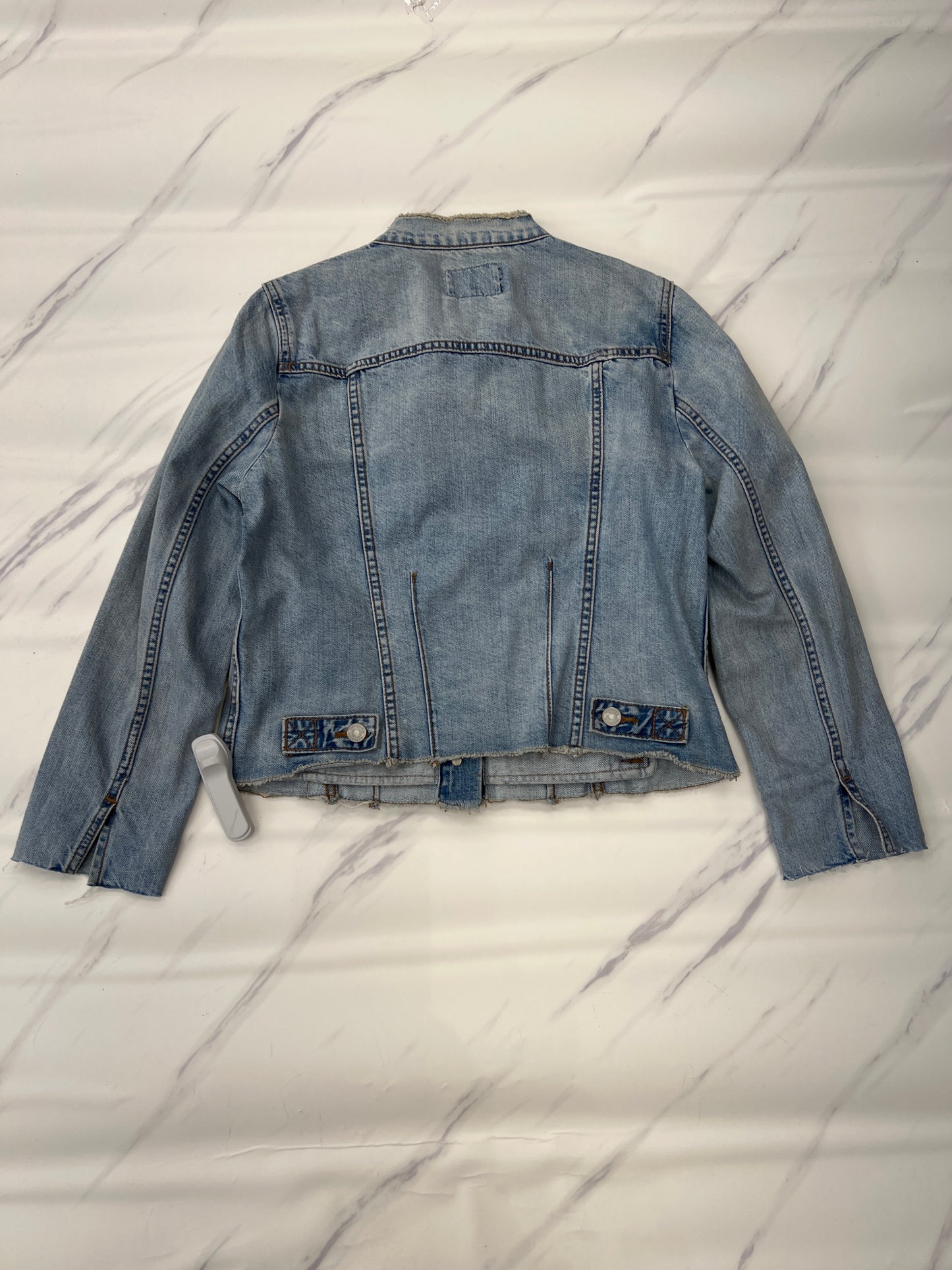 Jacket Denim By Banana Republic In Blue Denim, Size: M