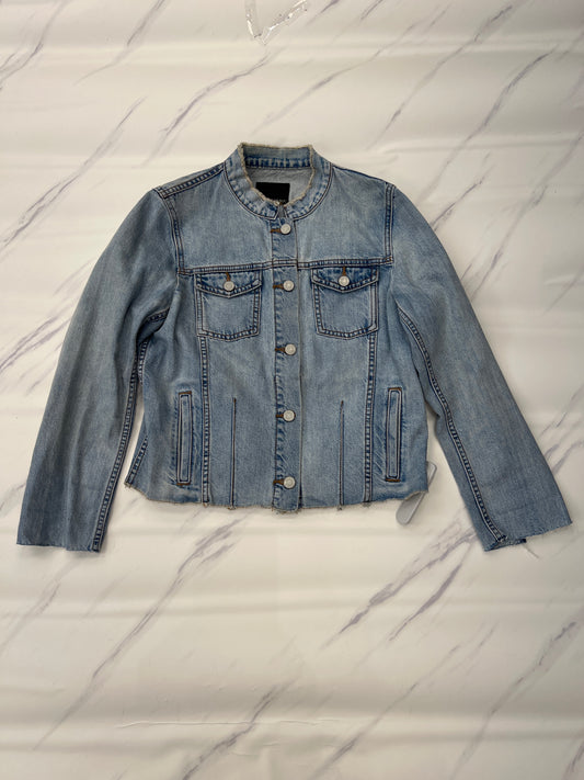 Jacket Denim By Banana Republic In Blue Denim, Size: M