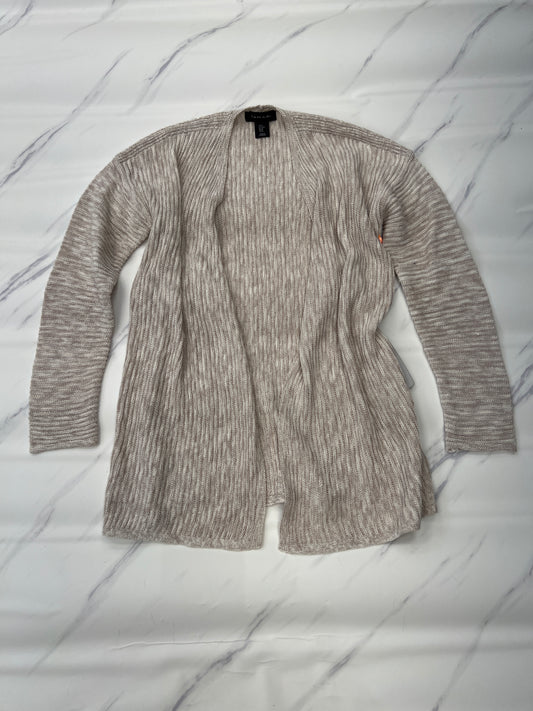 Sweater Cardigan By T Tahari In Beige, Size: M