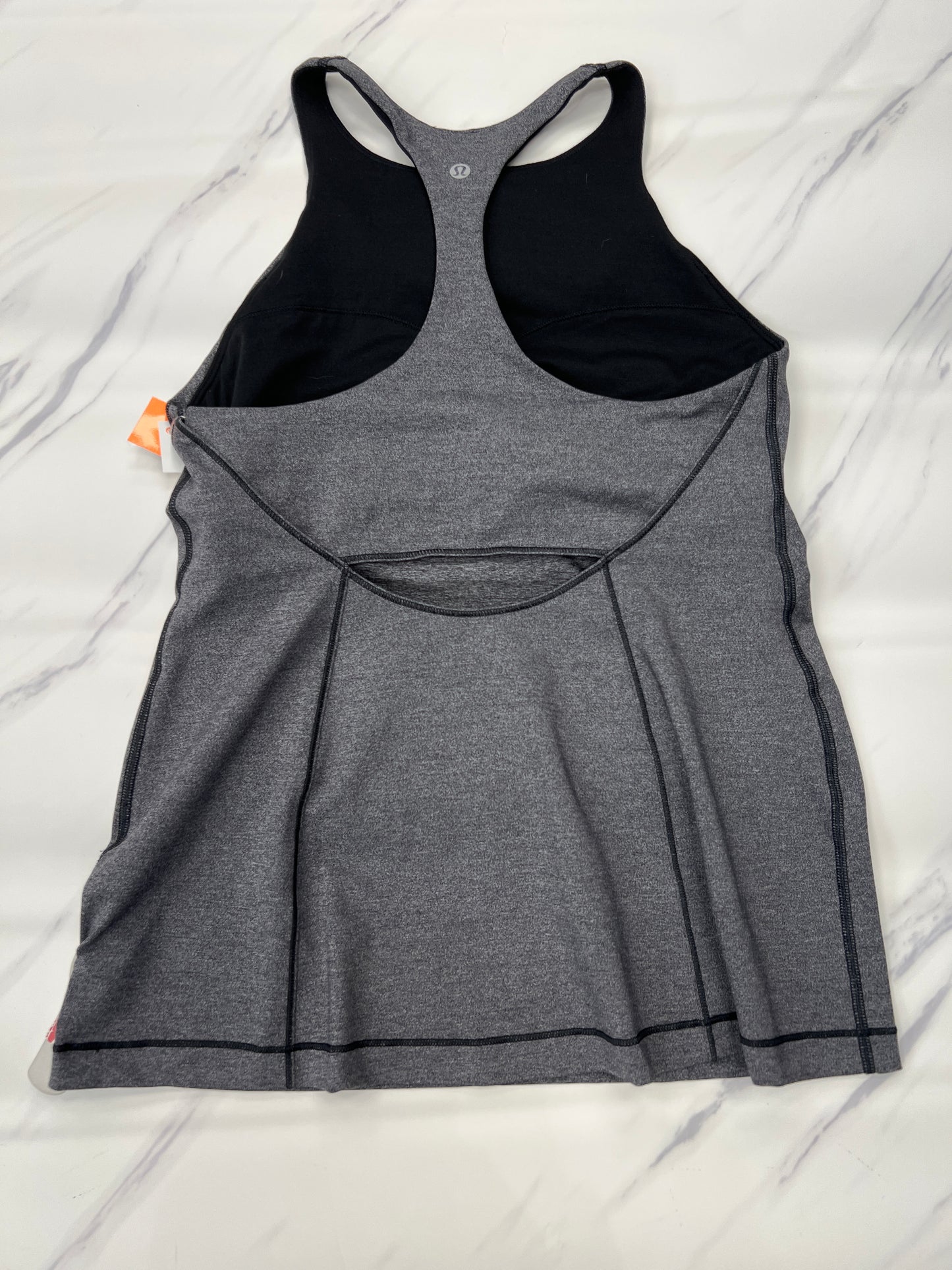 Athletic Tank Top By Lululemon In Grey, Size: 10