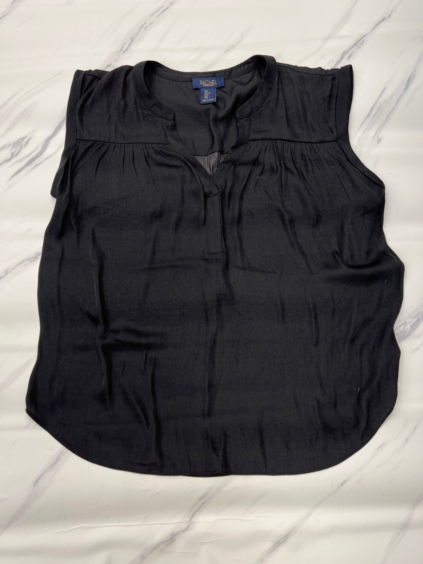 Top Short Sleeve By Rachel Roy In Black, Size: L