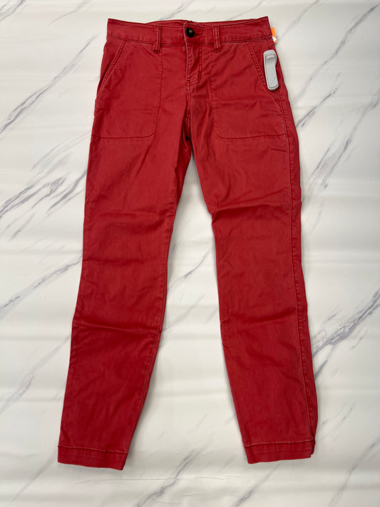 Pants Cargo & Utility By Cabi In Red, Size: 2