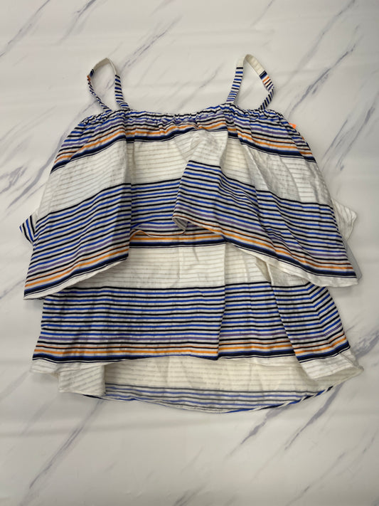 Top Sleeveless By Cmc In Striped Pattern, Size: L