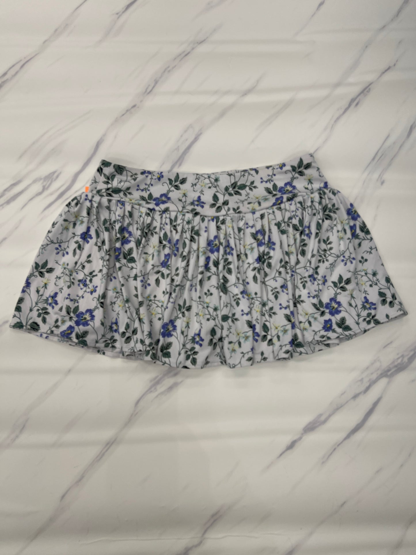 Athletic Skort By Laura Ashley In Floral Print, Size: L