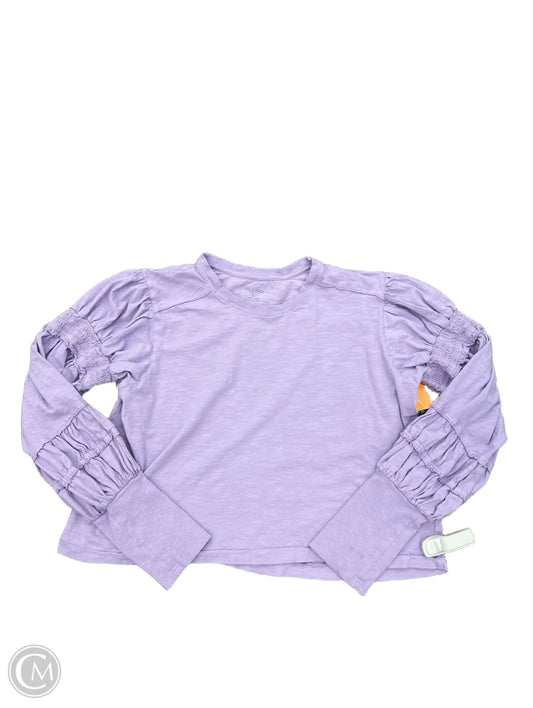 Top Long Sleeve By Pilcro In Purple, Size: Xl