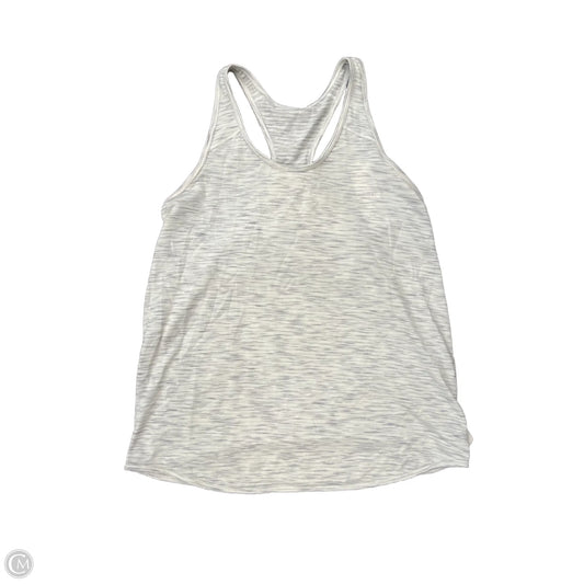 Athletic Tank Top By Lululemon In Grey, Size: 8