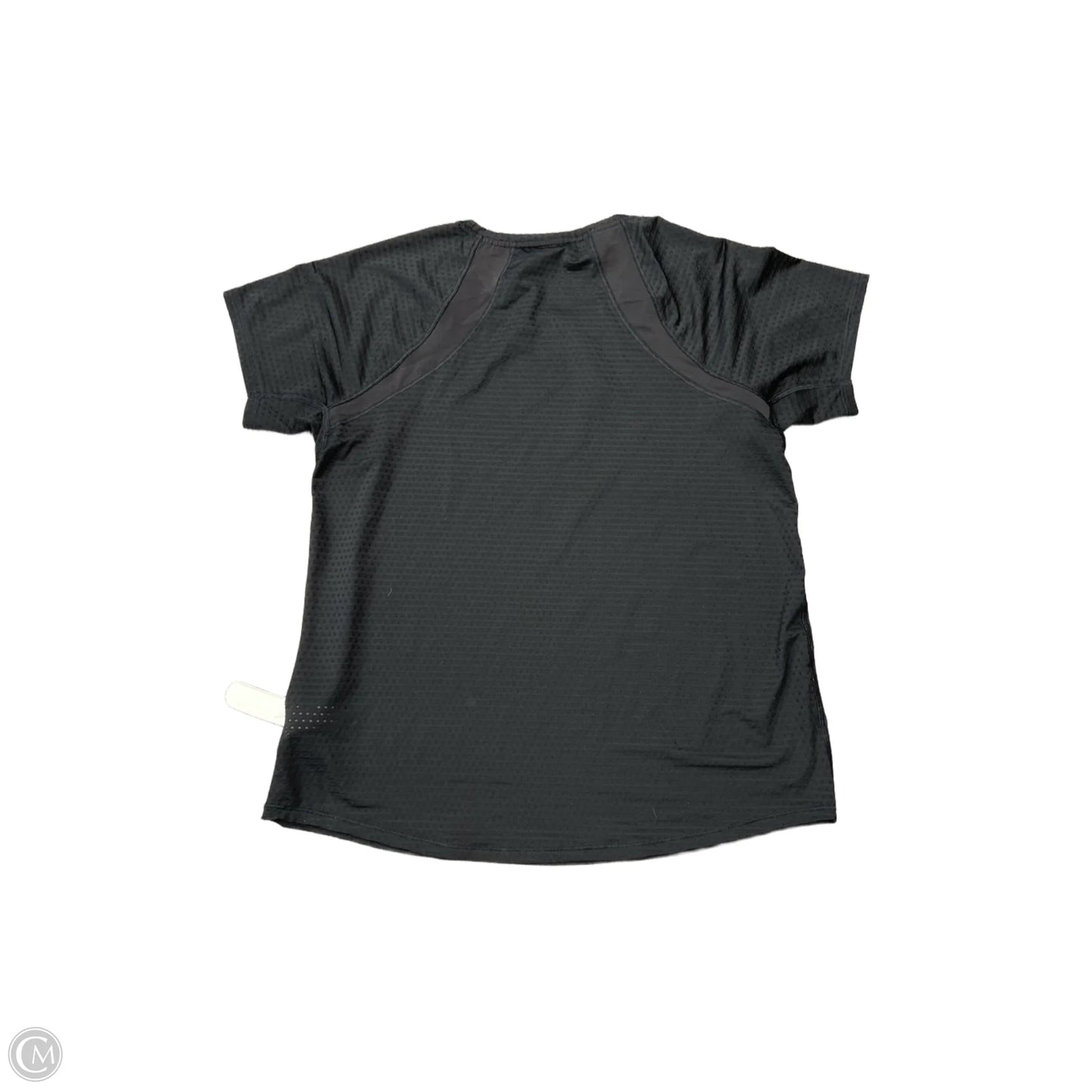 Athletic Top Short Sleeve By Athleta In Black, Size: M