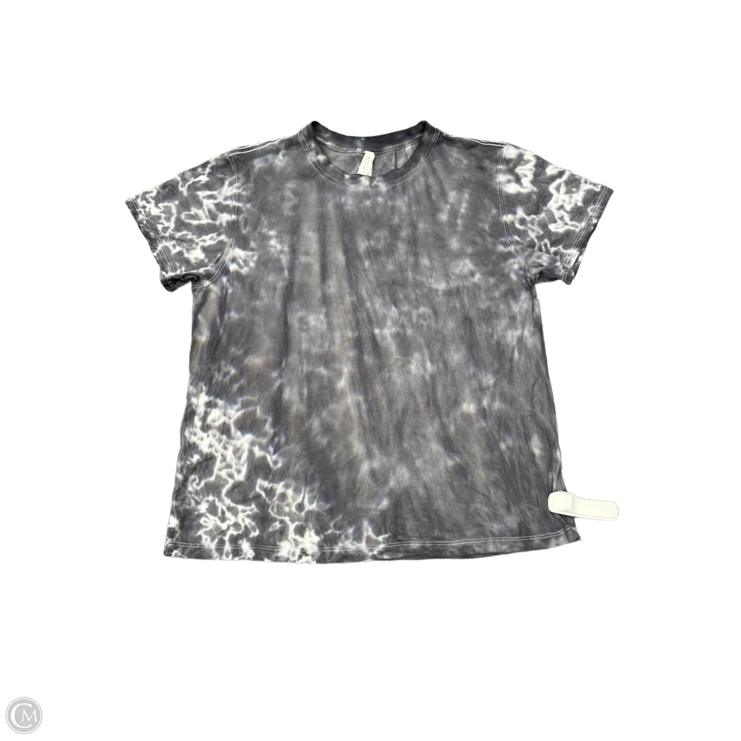 Athletic Top Short Sleeve By Lululemon In Tie Dye Print, Size: 6