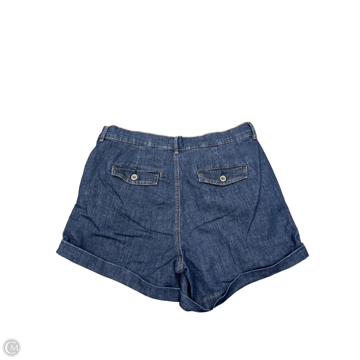 Shorts By Nicole By Nicole Miller In Blue Denim, Size: 8