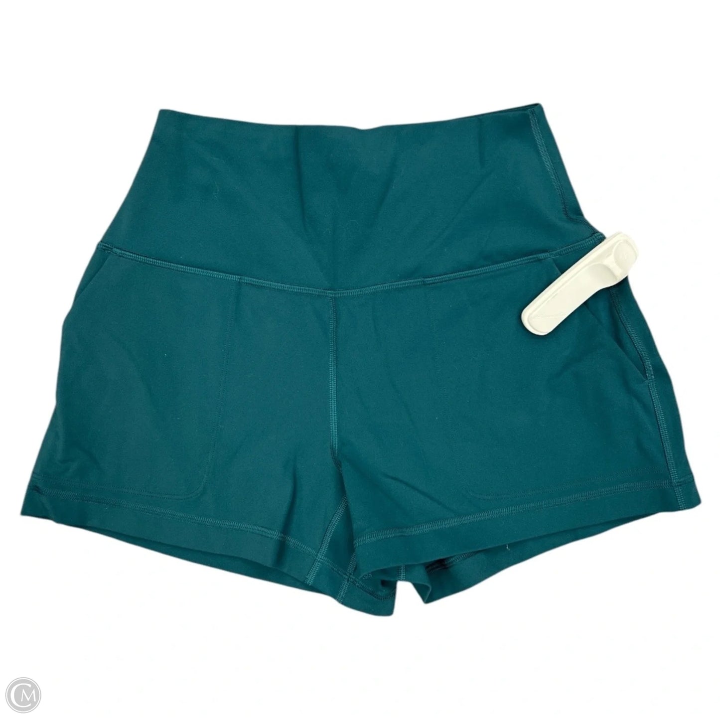 Athletic Shorts By Lululemon In Green, Size: 4