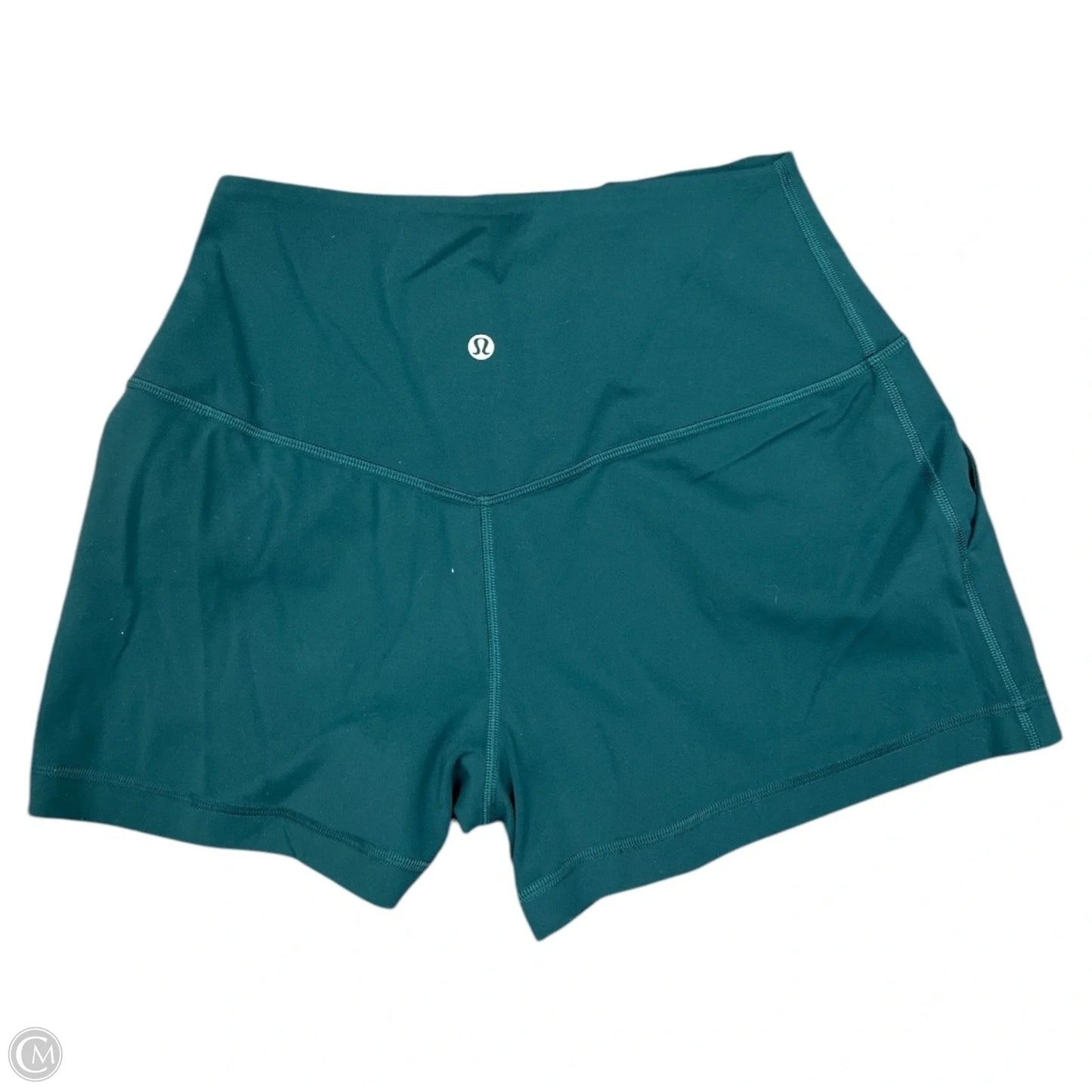 Athletic Shorts By Lululemon In Green, Size: 4