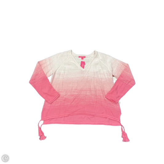 Sweater Designer By Lilly Pulitzer In Pink, Size: Xxl