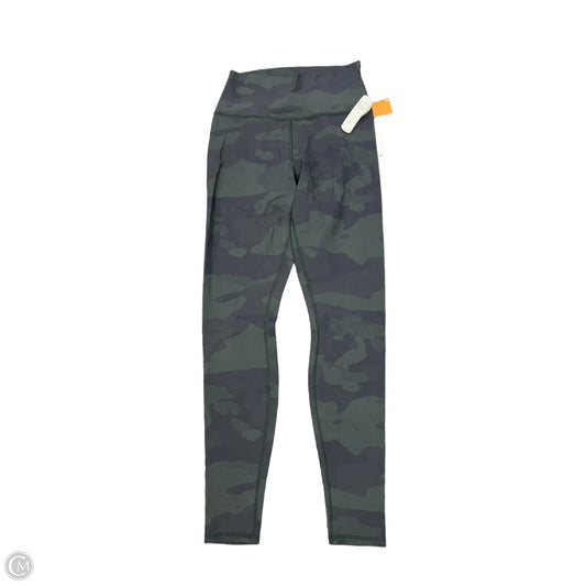 Athletic Leggings By Alo In Camouflage Print, Size: M