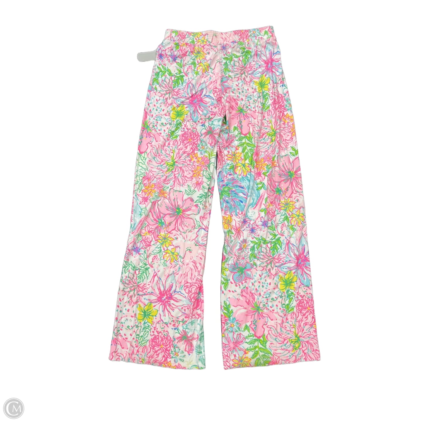 Pants Designer By Lilly Pulitzer In Pink & Yellow, Size: S