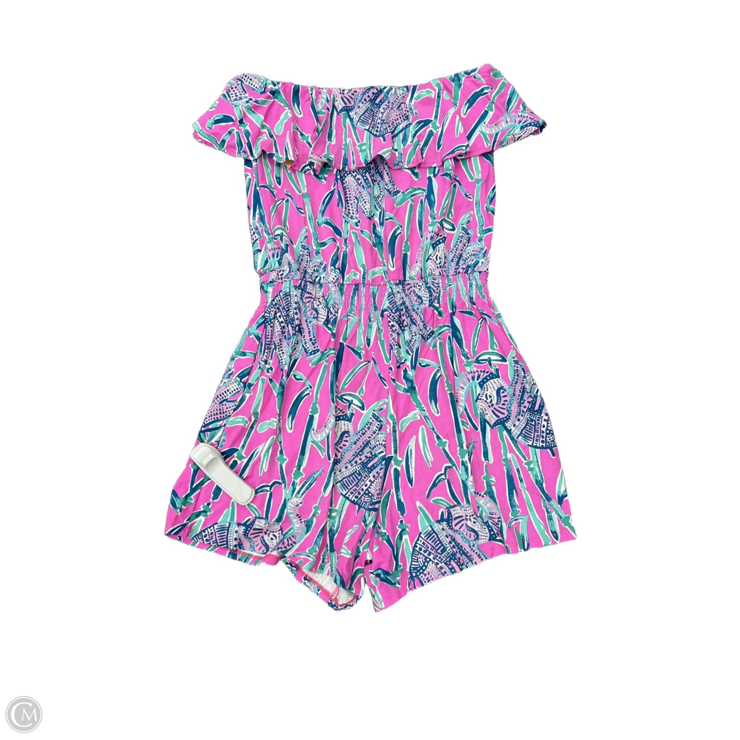 Romper Designer By Lilly Pulitzer In Purple, Size: S