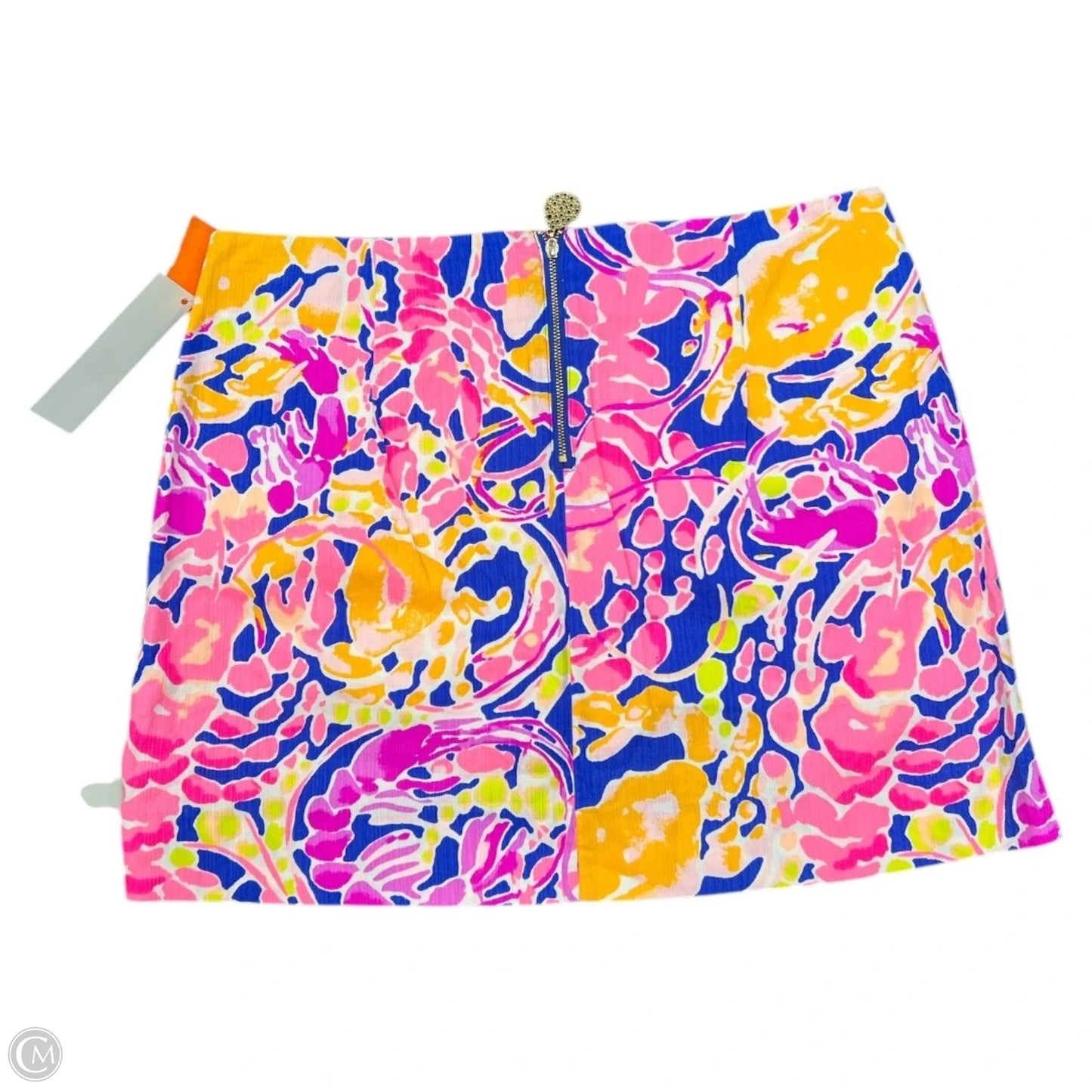 Skort Designer By Lilly Pulitzer In Orange & Pink, Size: 12