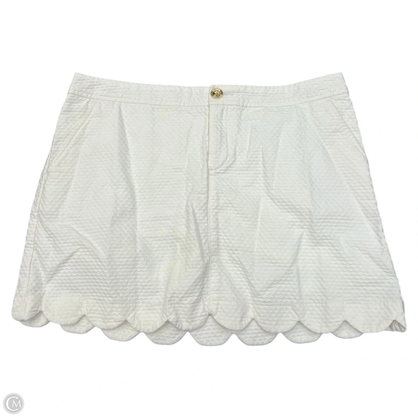 Skort Designer By Lilly Pulitzer In White, Size: 12