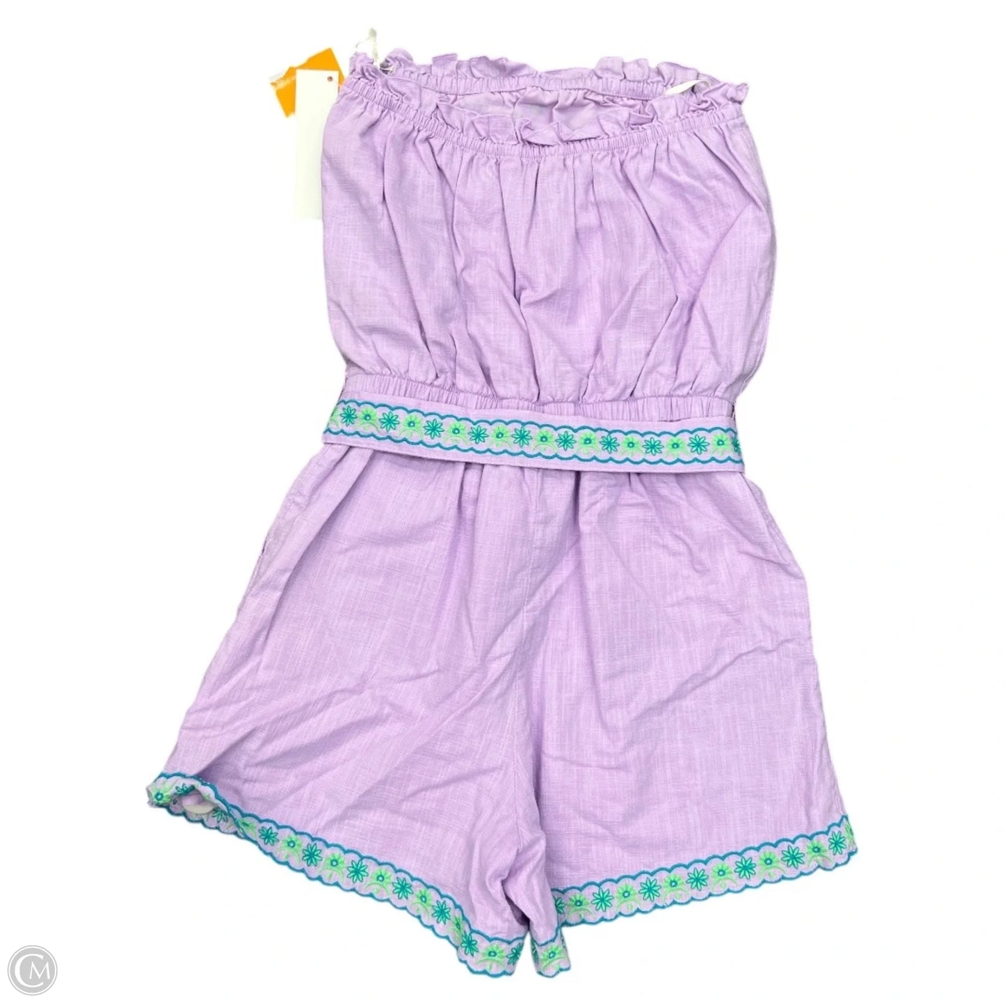 Romper Designer By Lilly Pulitzer In Purple, Size: S