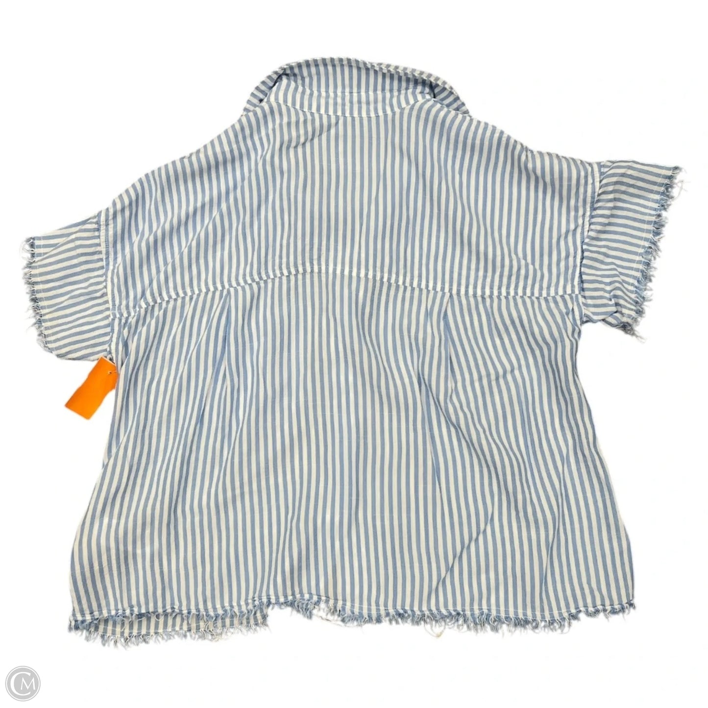 Top Short Sleeve By Cmc In Striped Pattern, Size: S