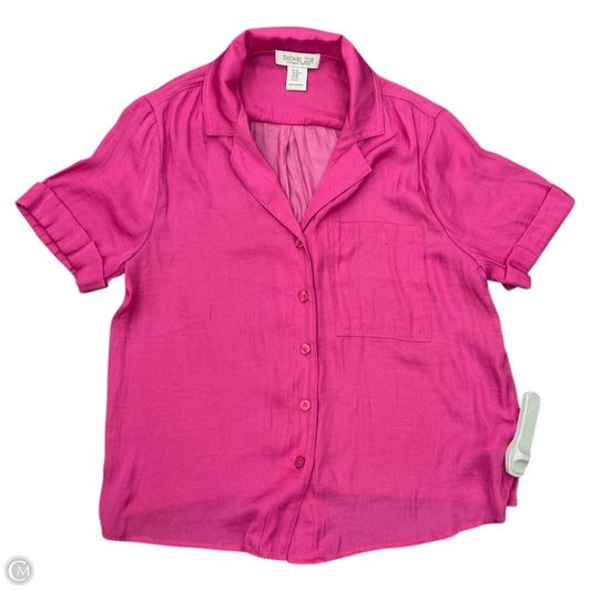 Top Short Sleeve By Rachel Zoe In Pink, Size: Xs