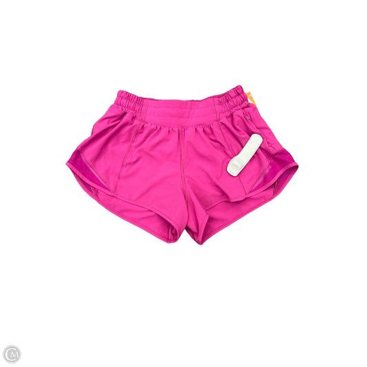 Athletic Shorts By Lululemon In Purple, Size: 4