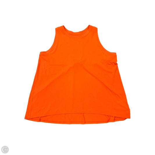 Athletic Tank Top By Athleta In Orange, Size: 1x