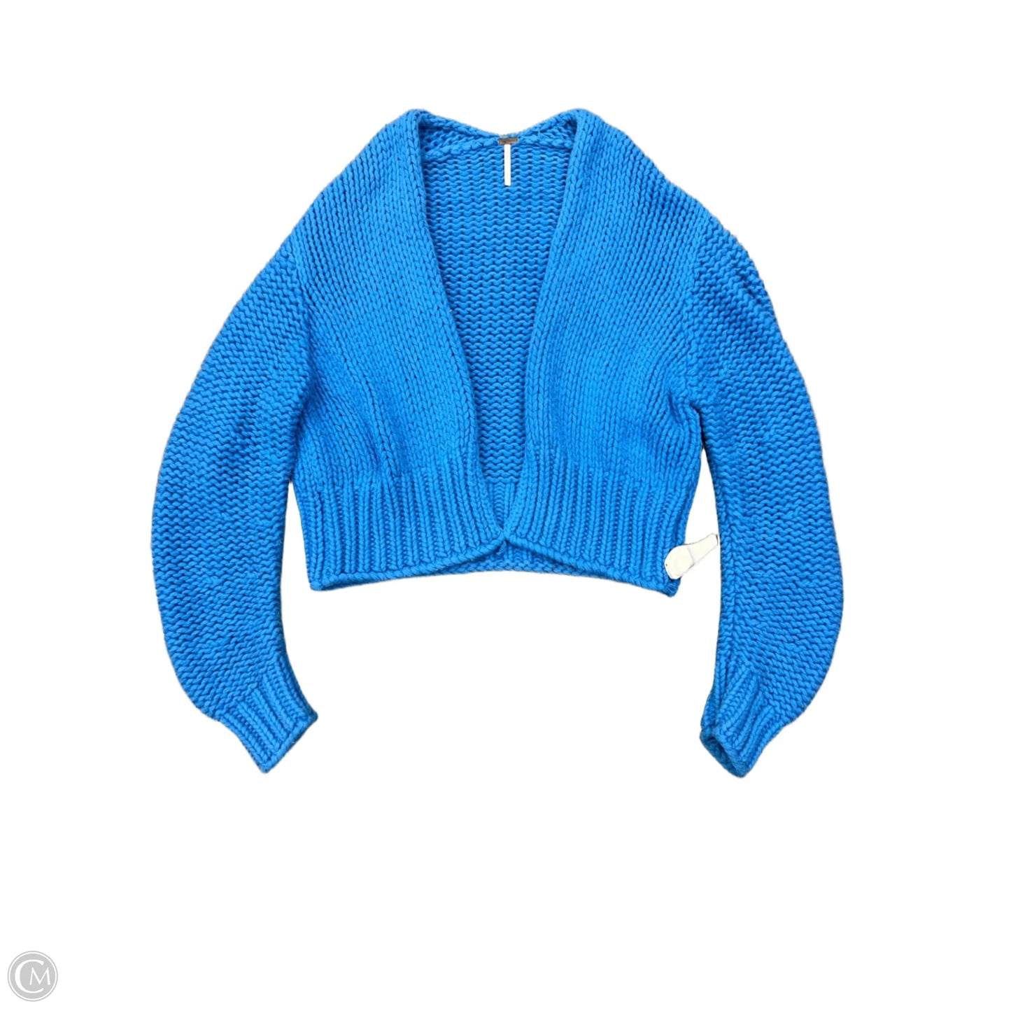 Sweater Cardigan By Free People In Blue, Size: M