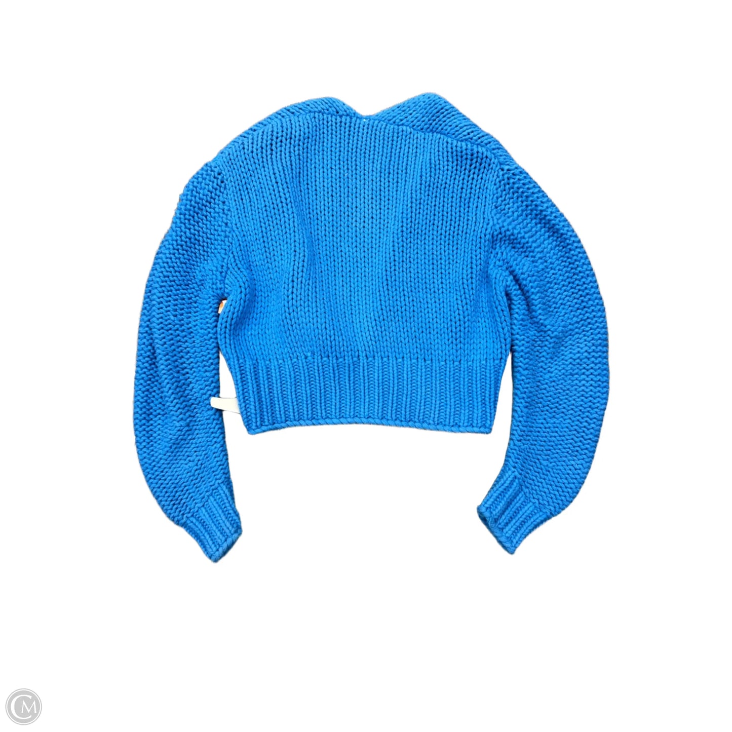 Sweater Cardigan By Free People In Blue, Size: M