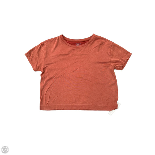 Athletic Top Short Sleeve By Athleta In Red, Size: Xs