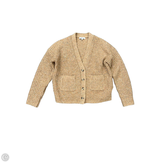 Sweater Cardigan By Madewell In Tan, Size: Xs