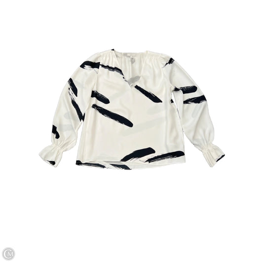 Top Long Sleeve By Joie In White, Size: S