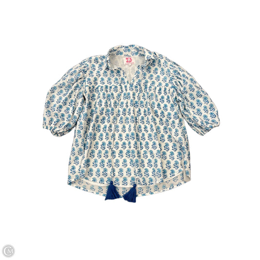 Top Short Sleeve By Cmc In Blue, Size: Xs